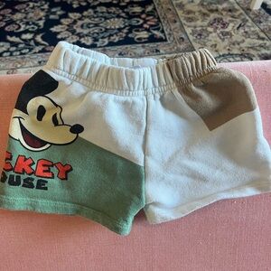 Zara x Disney Mickey Shorts Size 3 Years Boys